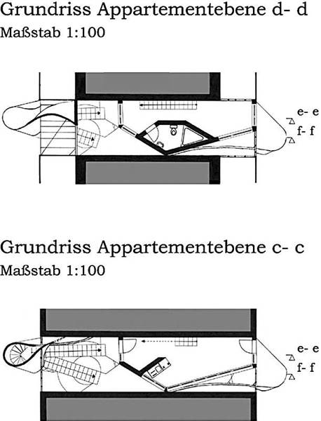 Grundriss Ebene c und d